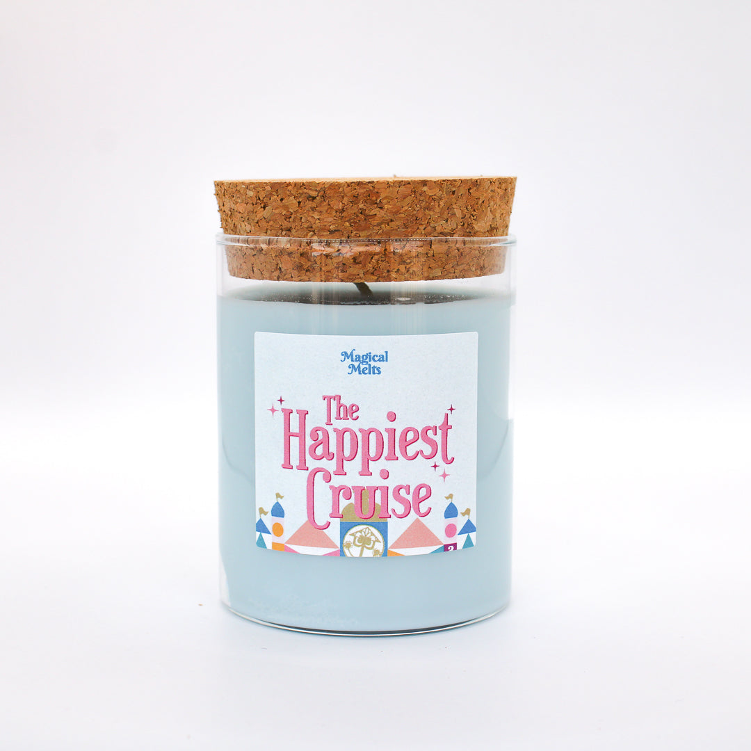 The Happiest Cruise candle